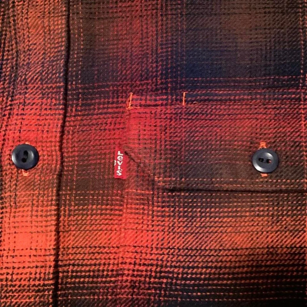 NWT Levi's The Worker relaxed‎ fit flannel soft brushed cotton mens M/22